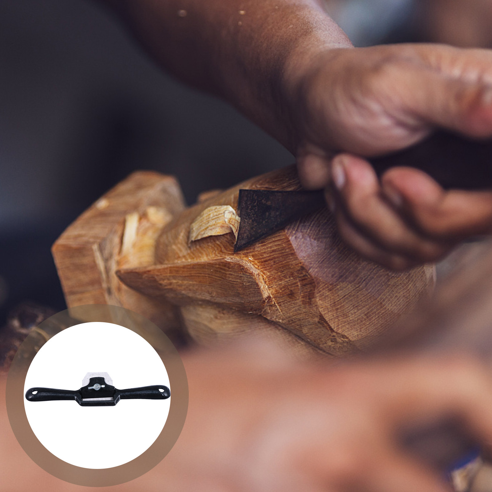 Spokeshave Flat - 2 Pieces Adjustable Spokeshave with Flat