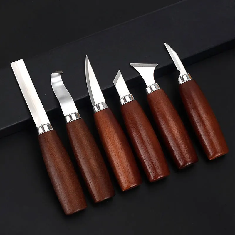 Woodworking Knife - 6pcs Tools Set for Wood Carving
