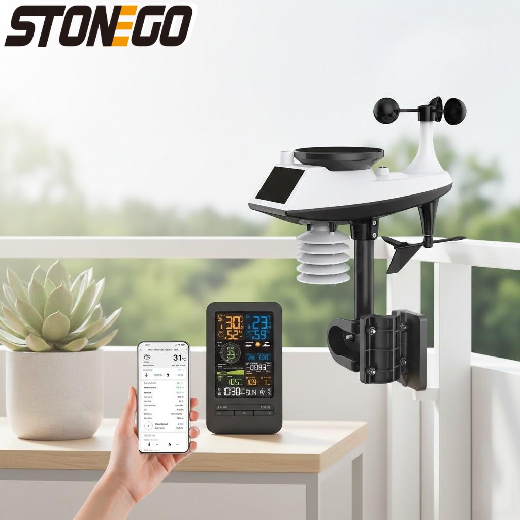 Woodworking App - Smart Weather Station App Digital Temperature