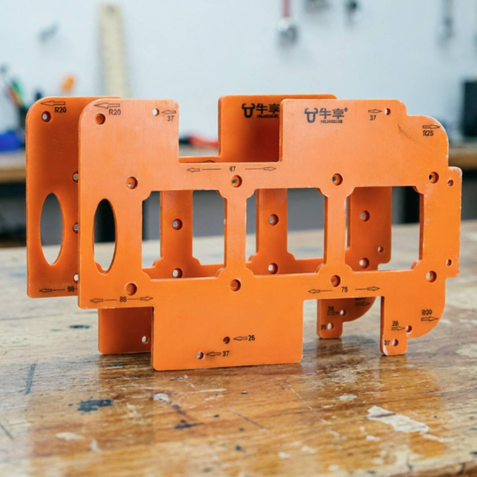 Woodworking Jig - Cabinet Hole Jig Multi-Purpose Switch Cutout
