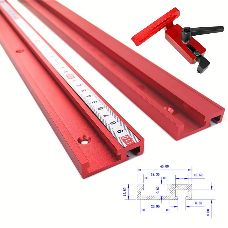 1PC Chute Aluminium alloy T-tr – Woodworking Plans recenzja i cena