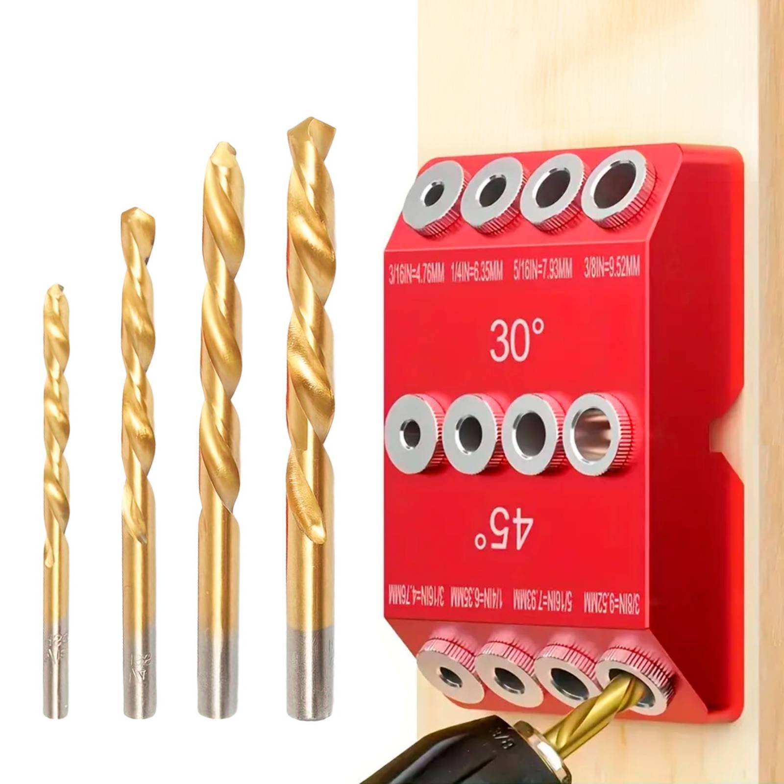 30 45 Degree Drill Guide Alumi – Woodworking Jig recenzja i cena