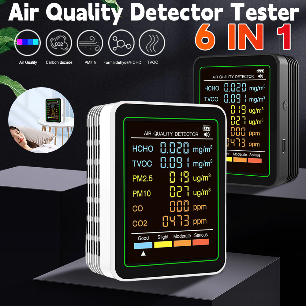 6in1 Air Quality Detector Test – Woodworking App recenzja i cena