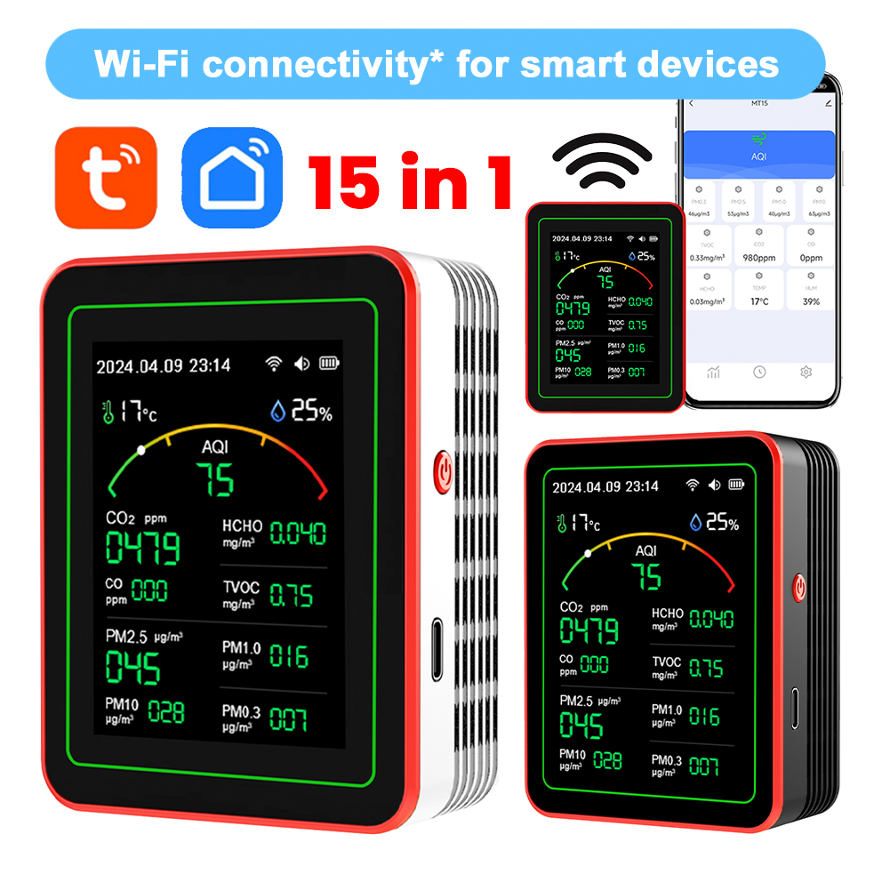 Tuya WiFi 15-in-1 Household CO – Woodworking App recenzja i cena