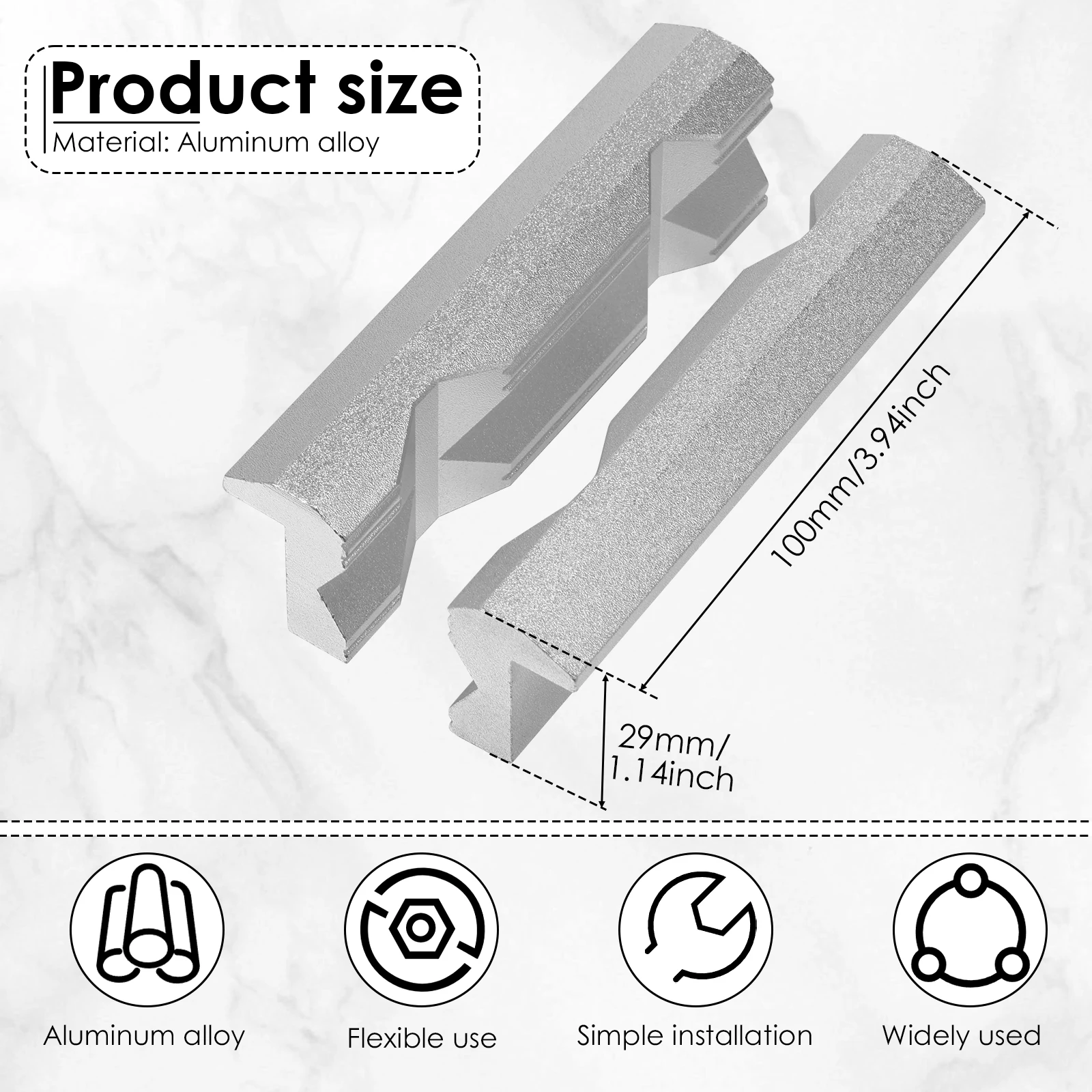 Magnetic Vise Jaws 4/5/6inch V – Woodworking Vise For Workbench recenzja i cena