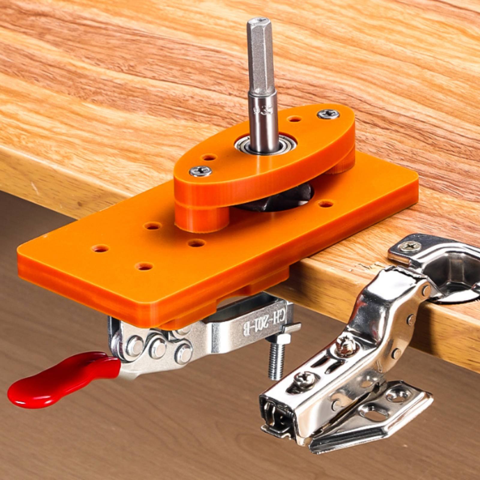 35mm Hinge Drilling Jig Long-L – Woodworking Carpenter recenzja i cena