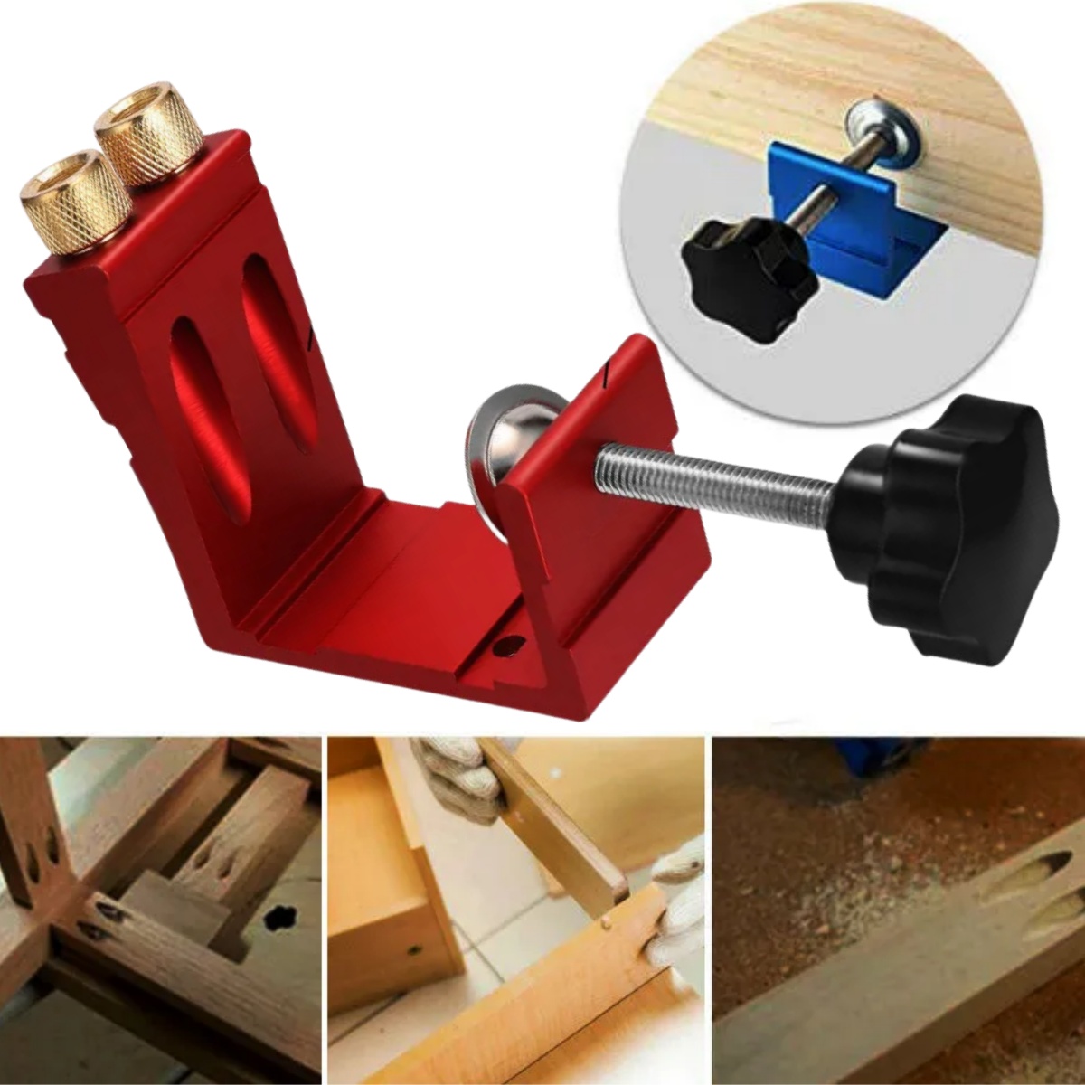 1 Set Pocket Hole Jig for Wood – Woodworking Jig recenzja i cena