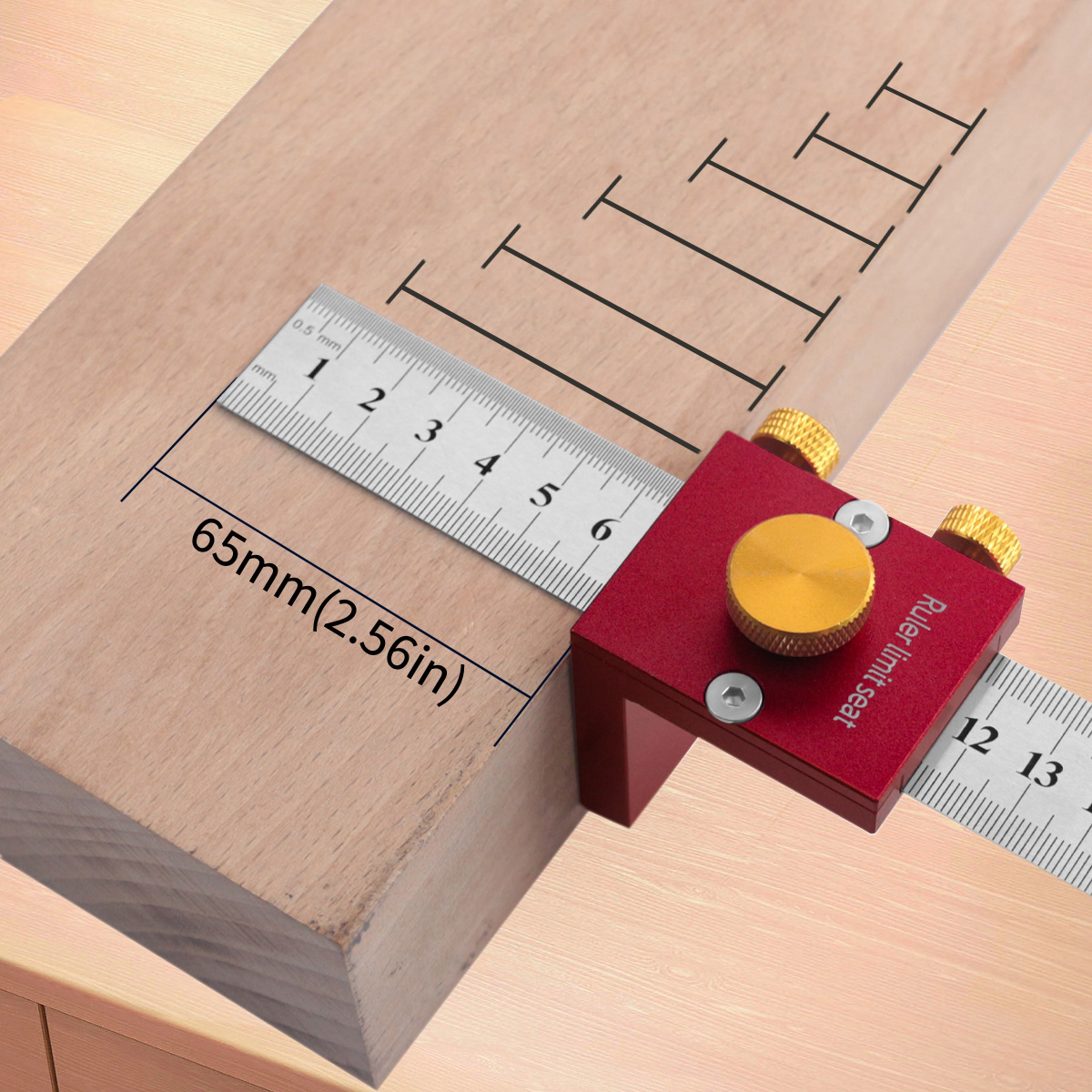 30cm/12 Inch Scribing Ruler 90 – Woodworking Carpenter recenzja i cena