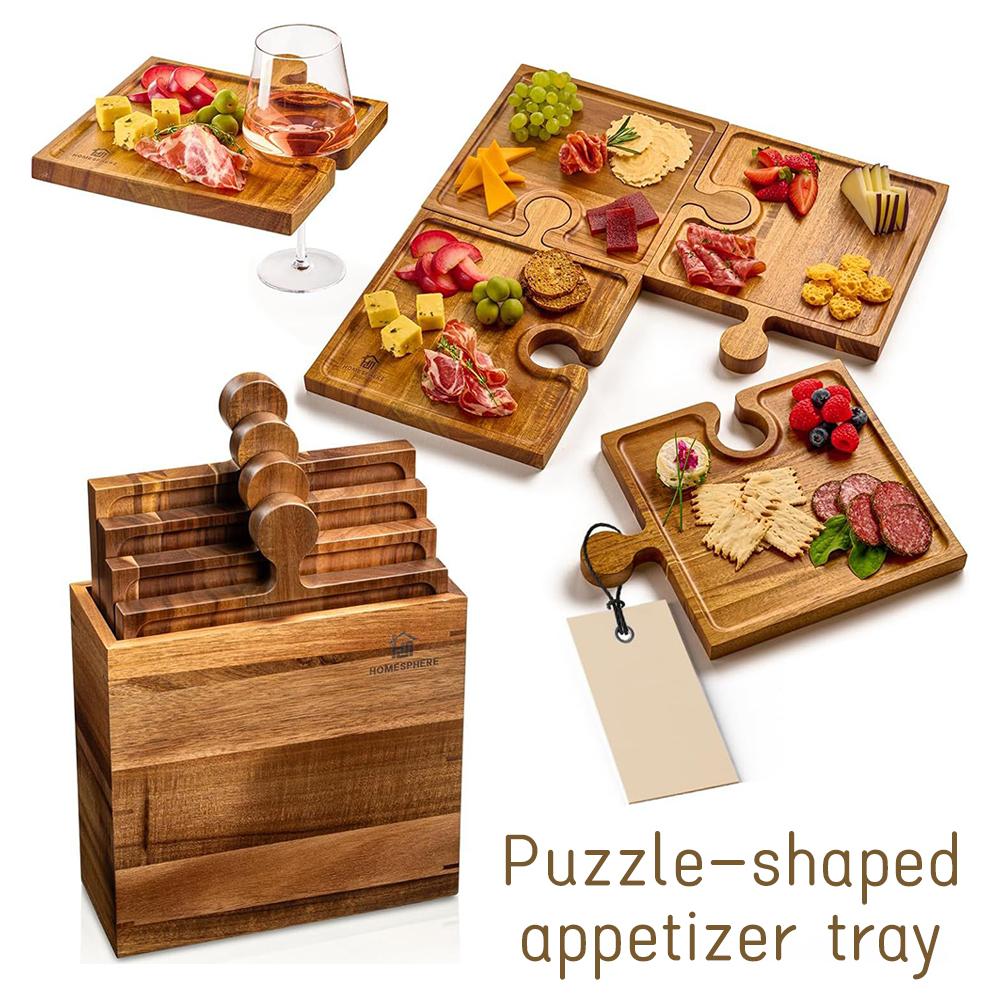 Wooden Puzzle Shaped Appetizer – Woodworking Plans recenzja i cena