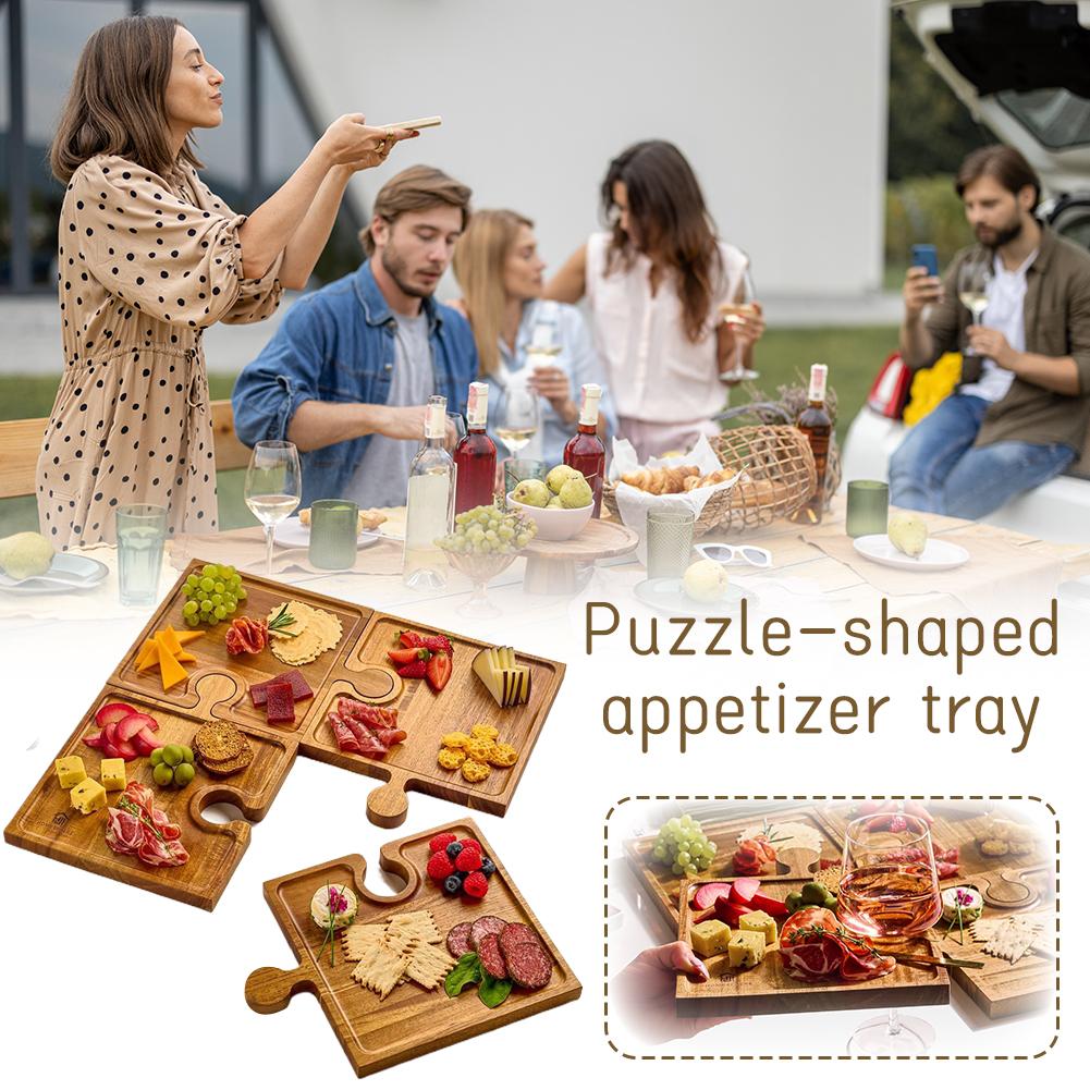 Wooden Puzzle Shaped Appetizer – Woodworking Plans recenzja i cena