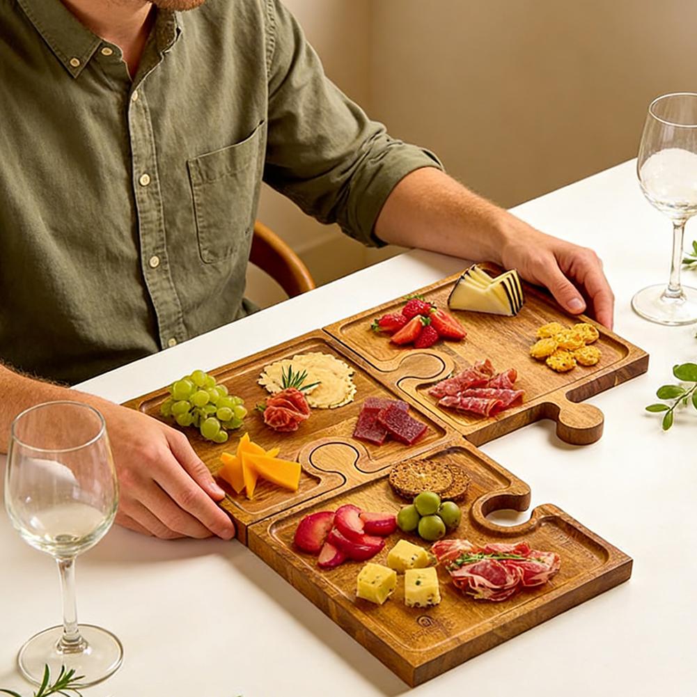 Wooden Puzzle Shaped Appetizer – Woodworking Plans recenzja i cena