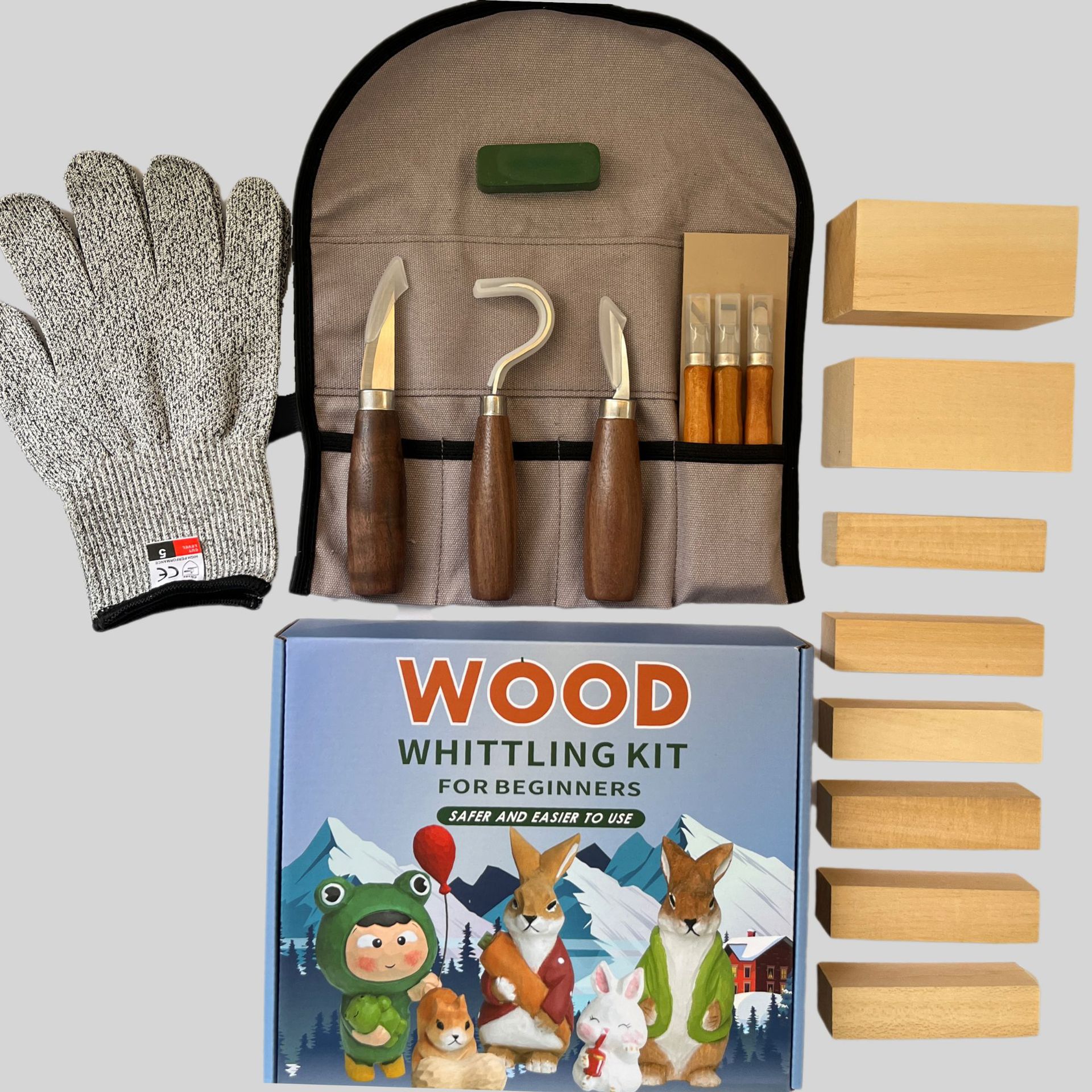 Carving Knife Gift Box Set 21- – Woodworking Knife recenzja i cena