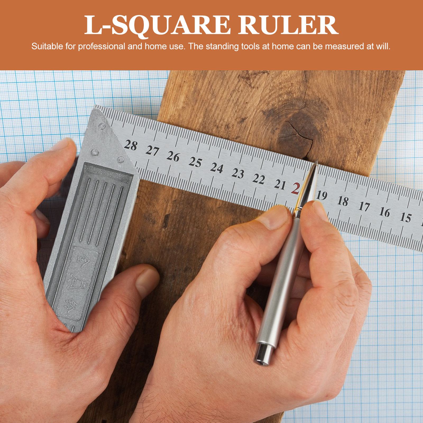 Heavy Duty L-Steel Ruler Right – Woodworking Carpenter recenzja i cena