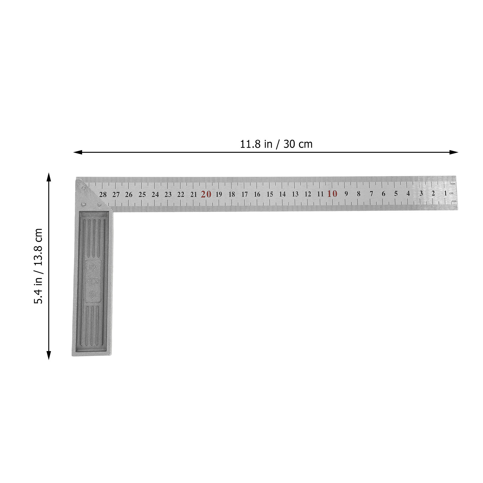 Heavy Duty L-Steel Ruler Right – Woodworking Carpenter recenzja i cena