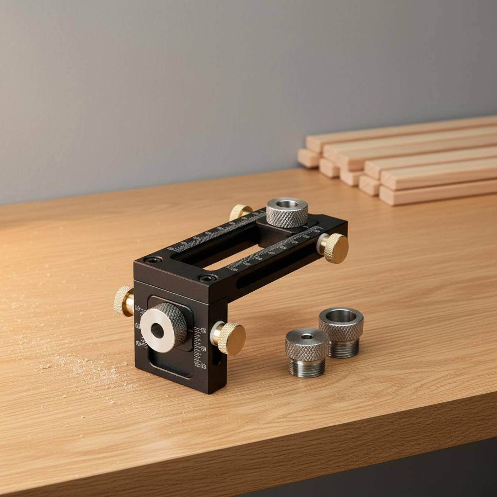 Adjustable Drilling Guide Meas – Woodworking Jig recenzja i cena