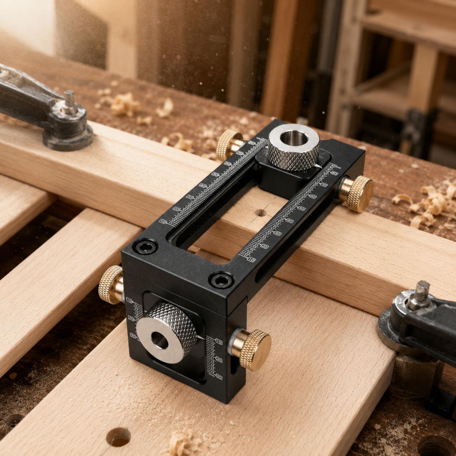 Adjustable Drilling Guide Meas – Woodworking Jig recenzja i cena