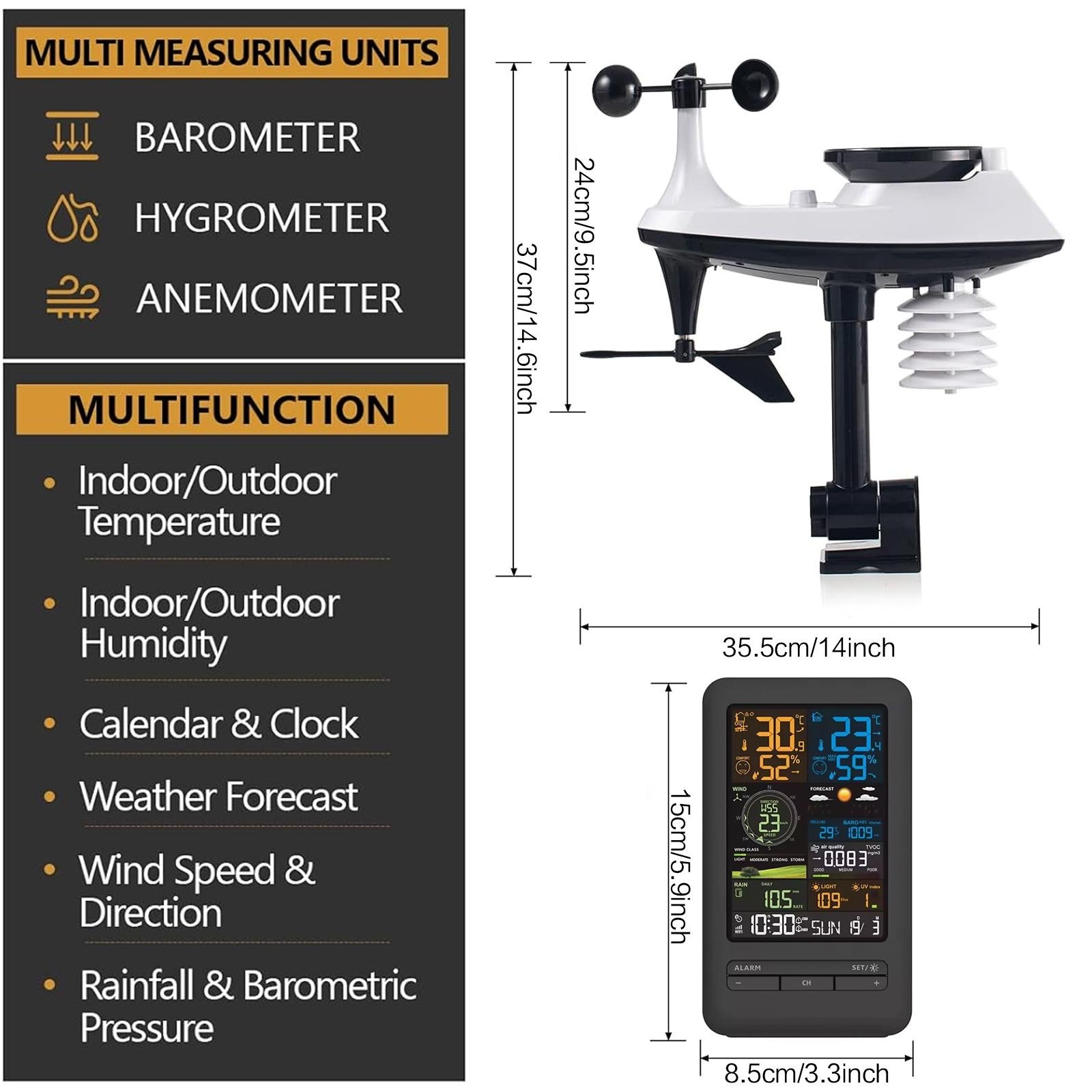Smart Weather Station with App – Woodworking App recenzja i cena