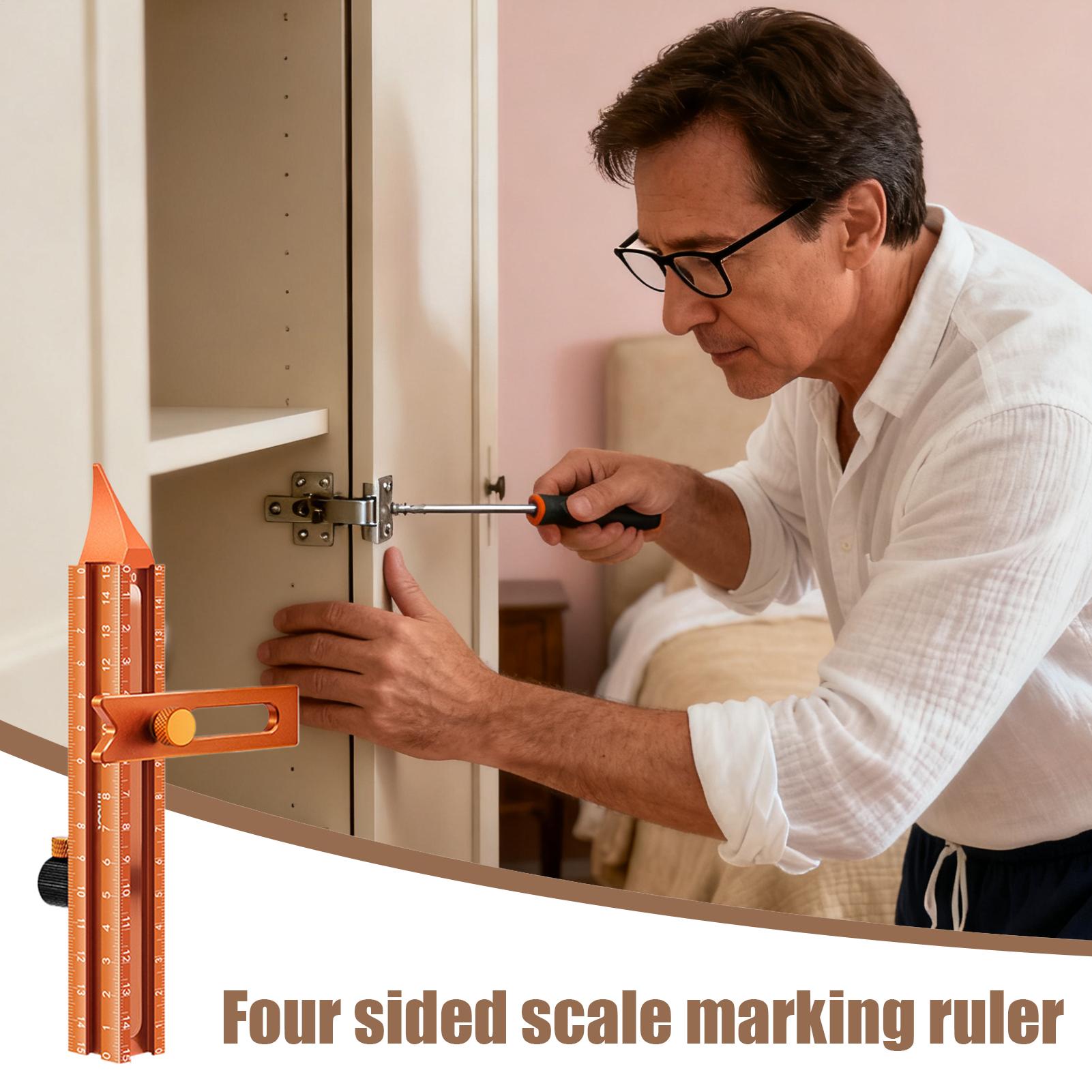 Wood Marking Tool 4-Sided Magn – Woodworking Carpenter recenzja i cena