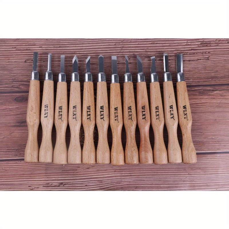 Set Of 12 Professional Wooden  – Woodworking Knife recenzja i cena