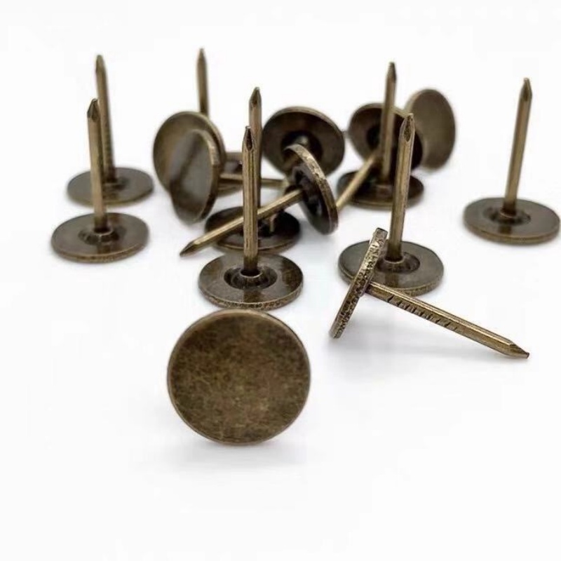 Chrome bronze flat head nails, – Woodworking Projects Art recenzja i cena