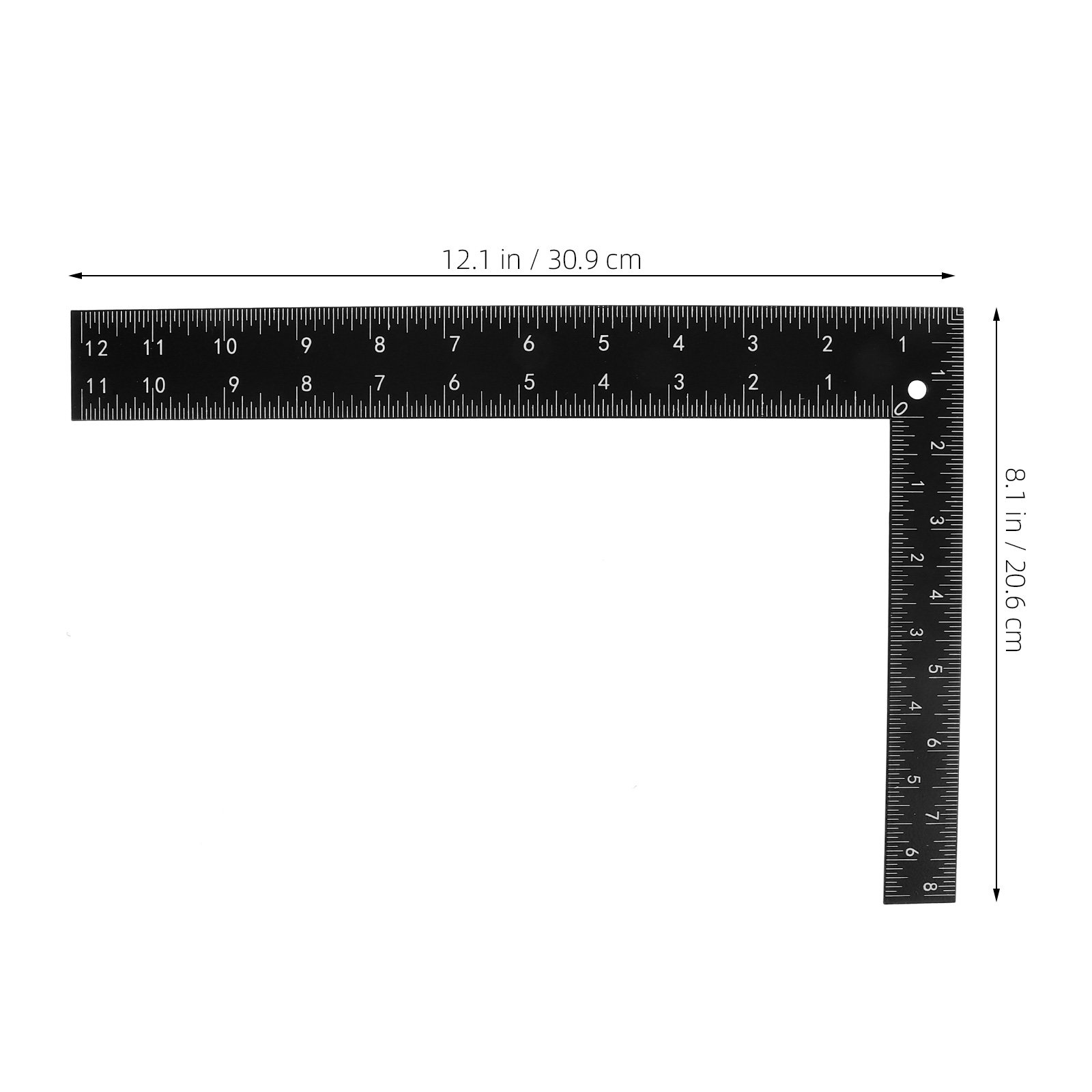 Black L Ruler Professional Ste – Woodworking Carpenter recenzja i cena