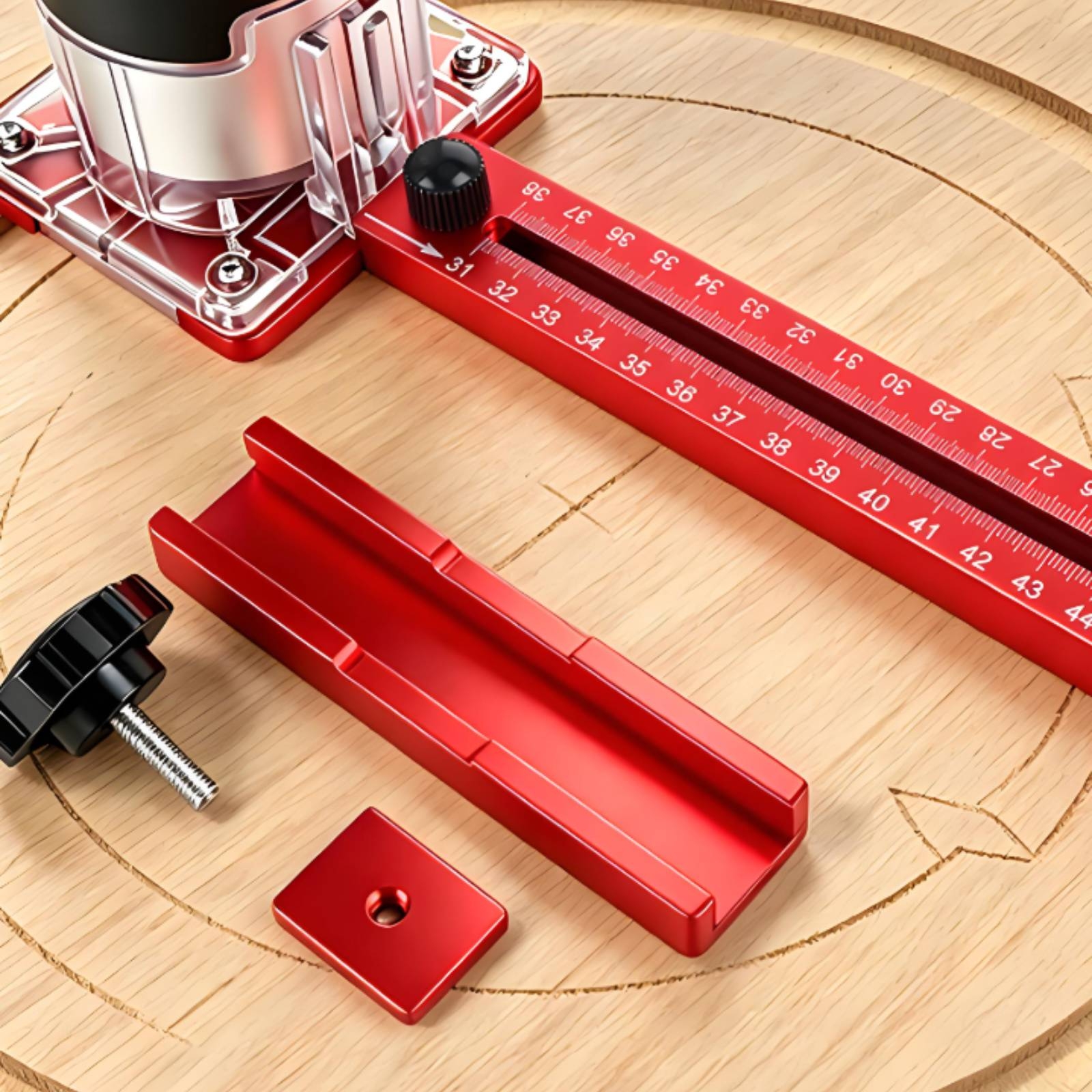 Router Circle Cutting Jig Star – Woodworking Jig recenzja i cena