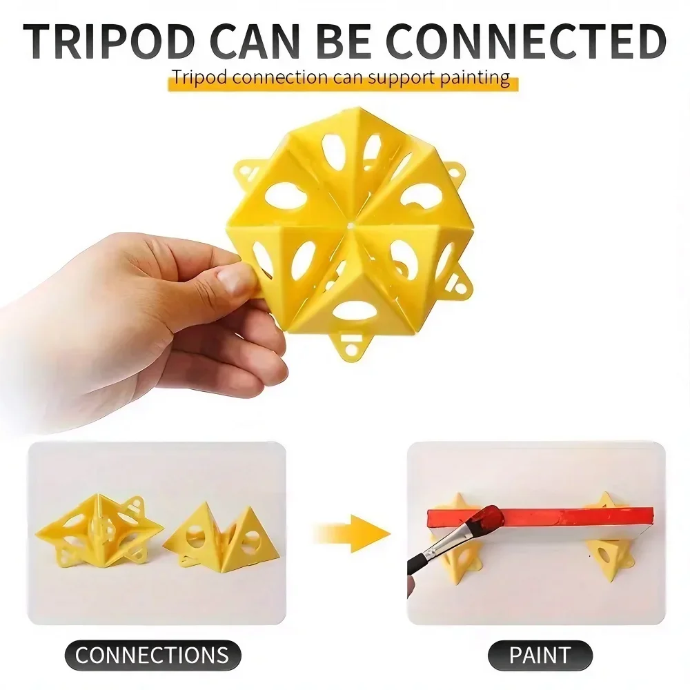 10PCS Triangle Spray Painting  – Woodworking Projects Art recenzja i cena