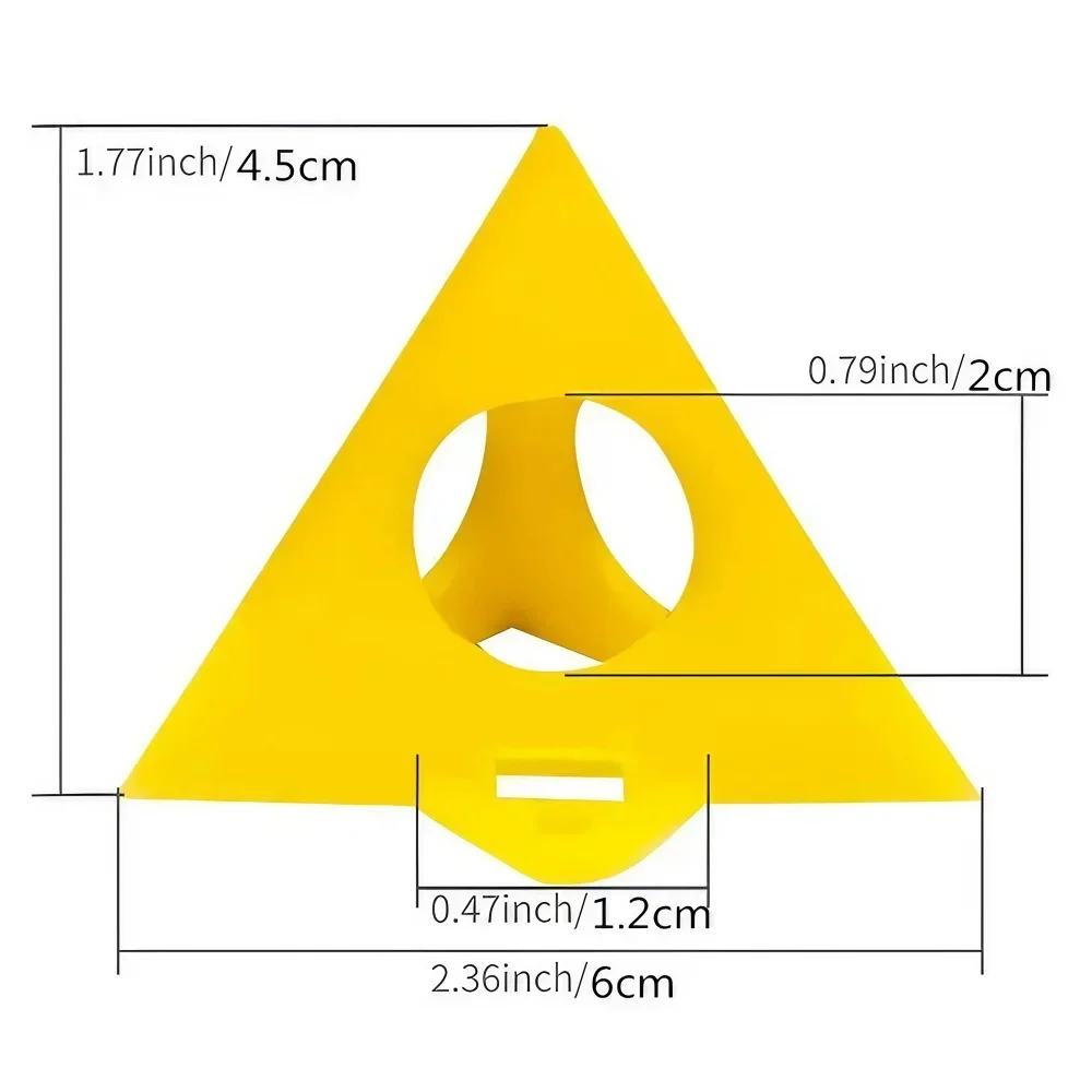 10PCS Triangle Spray Painting  – Woodworking Projects Art recenzja i cena