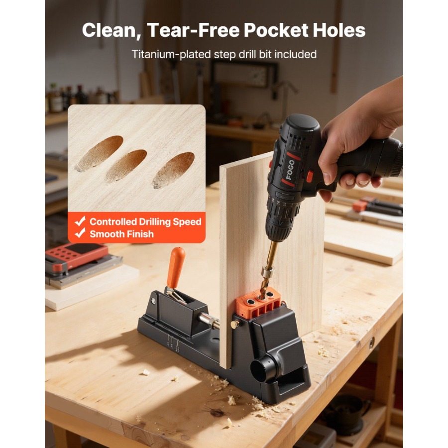 Pocket Hole Jig Kit 1/2 to 1-1 – Woodworking Jig recenzja i cena