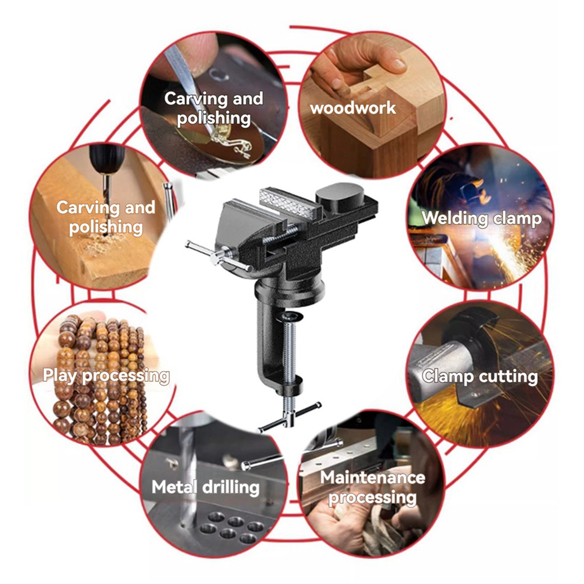 AT14A 50mm Multipurpose Mini B – Woodworking Vise For Workbench recenzja i cena
