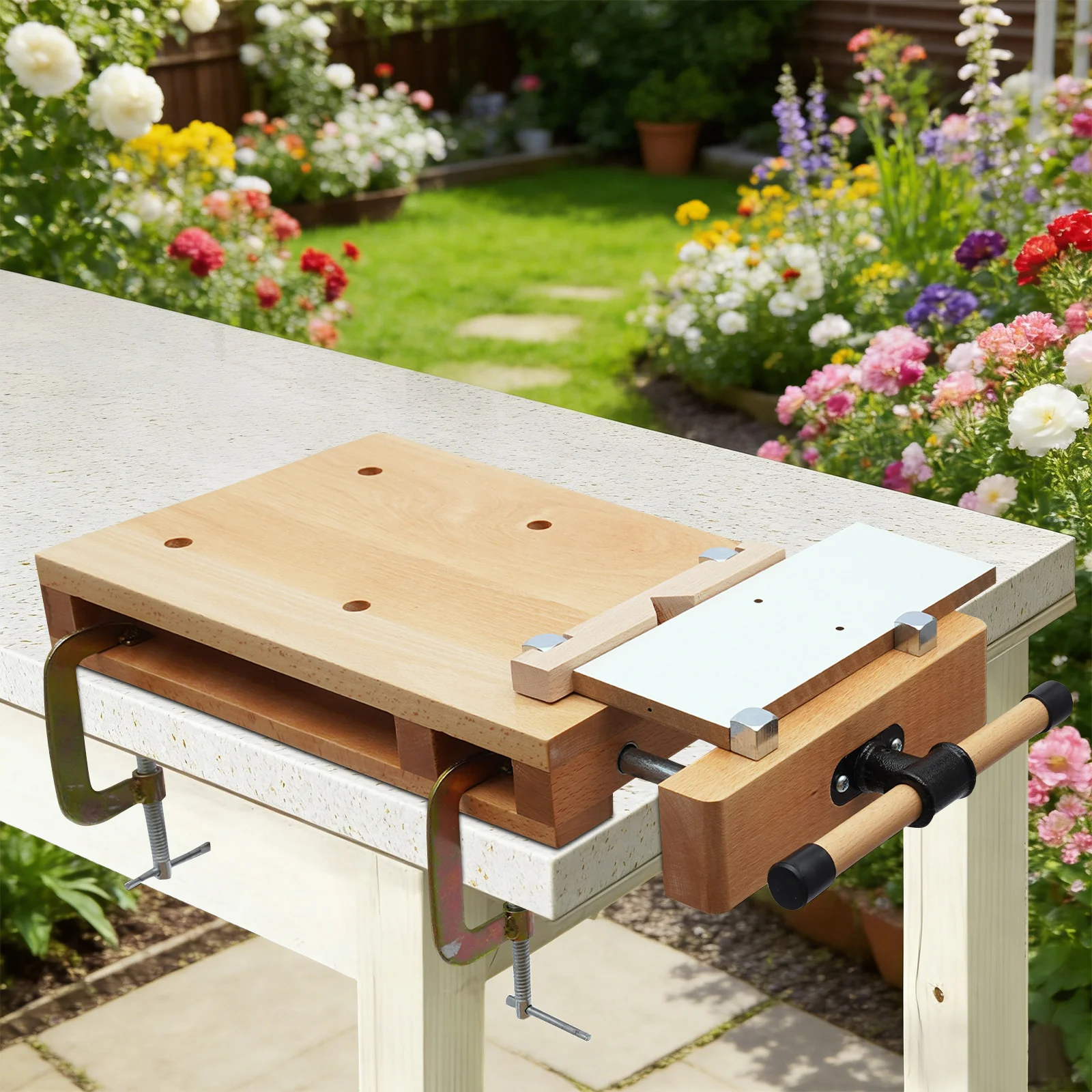 Wood Workbench, Heavy Duty Bir – Woodworking Vise For Workbench recenzja i cena