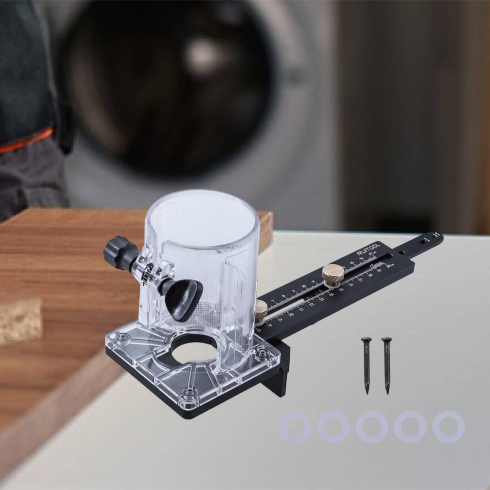 Router Circle Cutting Jig Mult – Woodworking Carpenter recenzja i cena