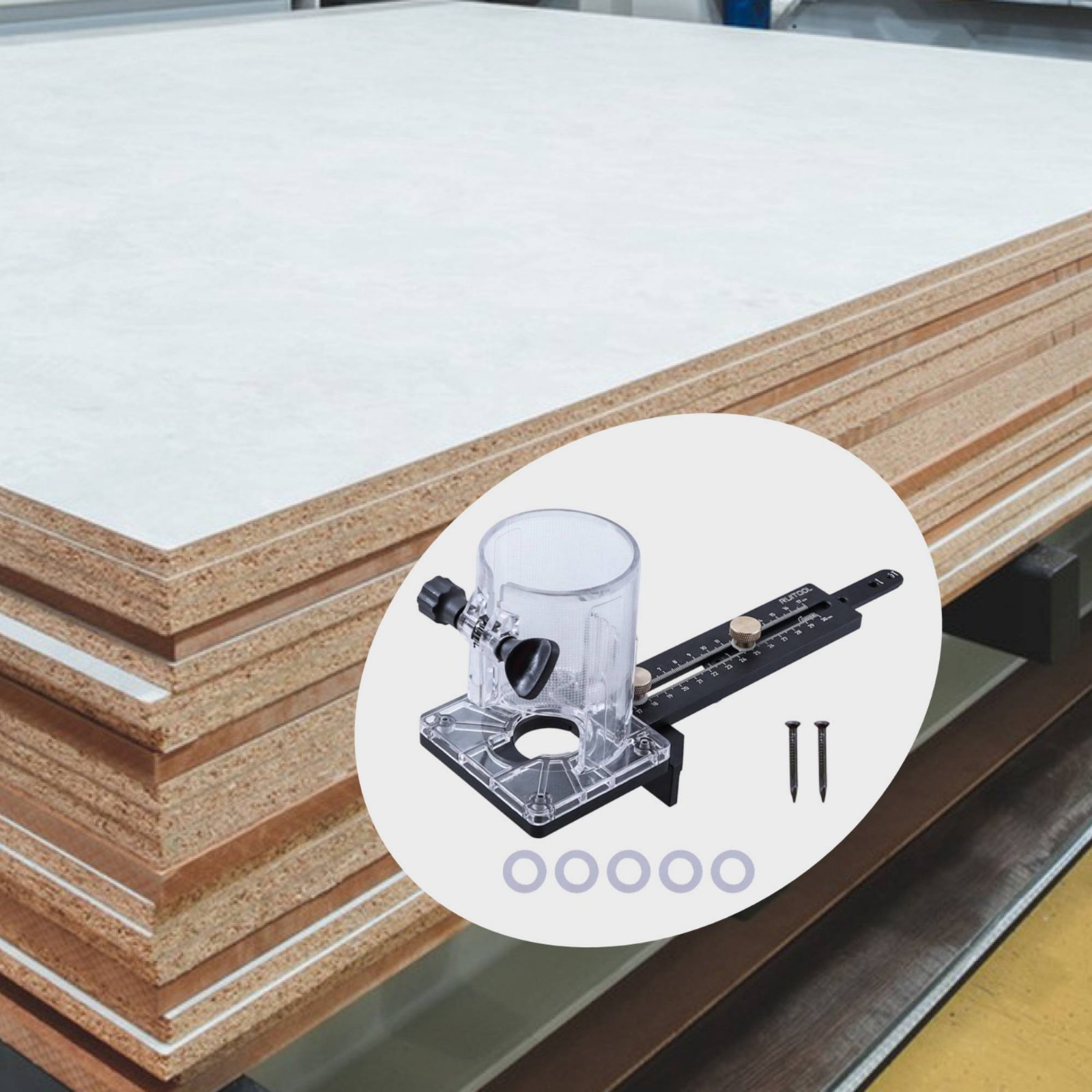Router Circle Cutting Jig Mult – Woodworking Carpenter recenzja i cena