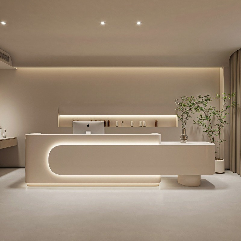 Modern Luxury Reception Desk B – Woodworking Institute recenzja i cena