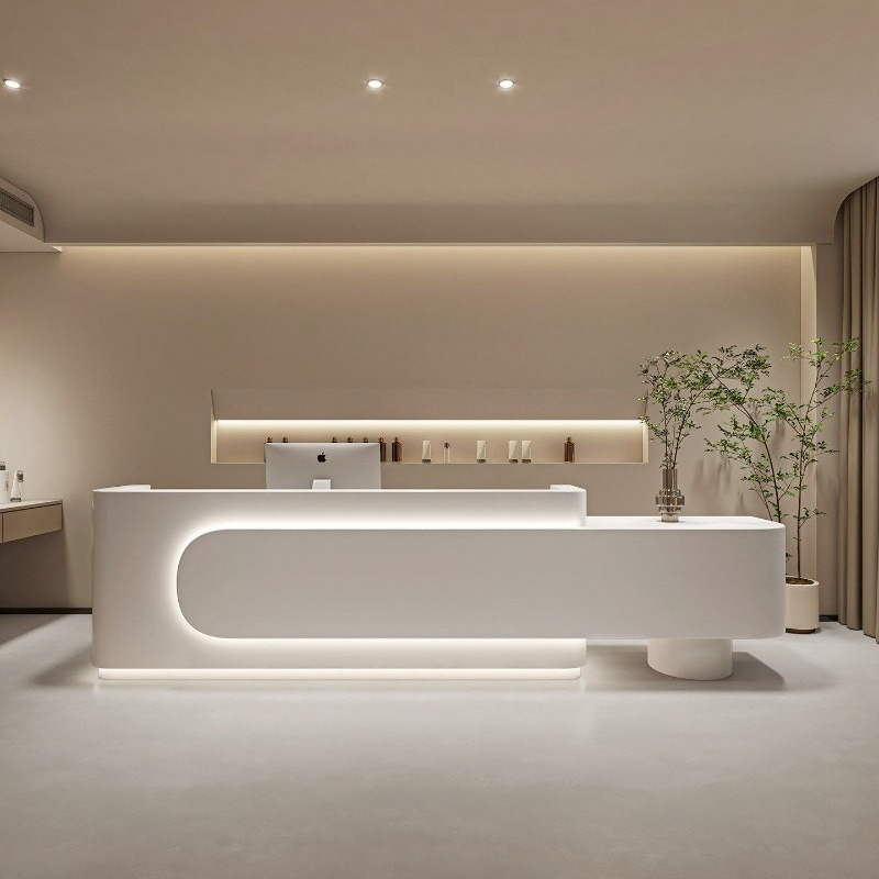 Modern Luxury Reception Desk B – Woodworking Institute recenzja i cena